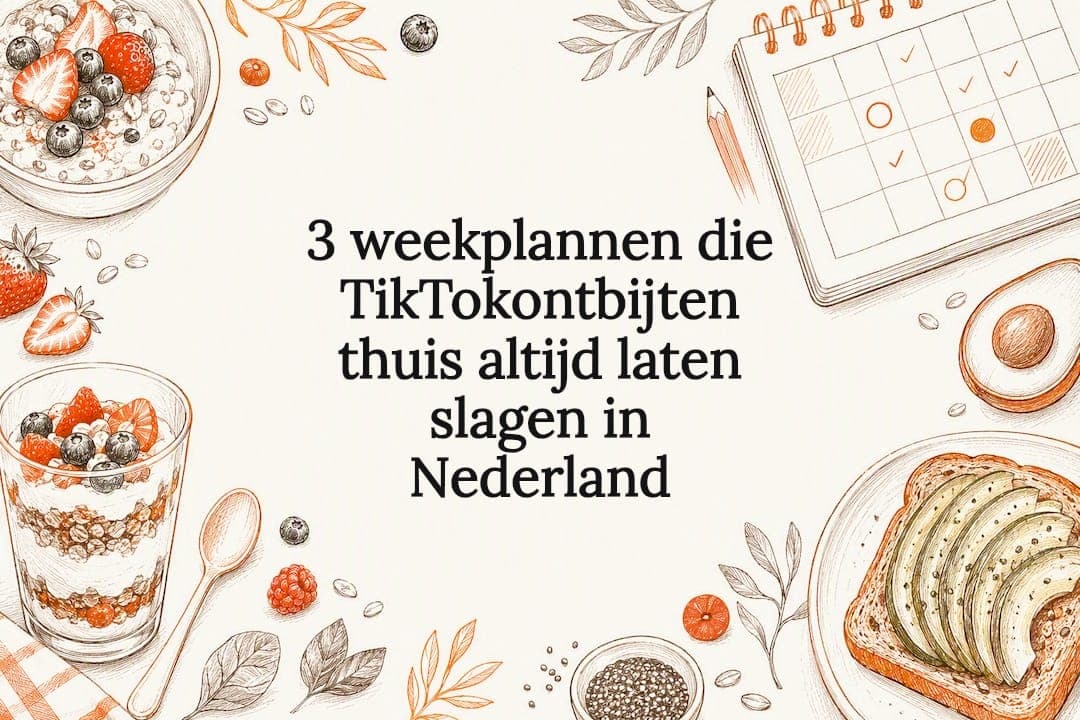 3 weekplannen die TikTok-ontbijten thuis altijd laten slagen in Nederland